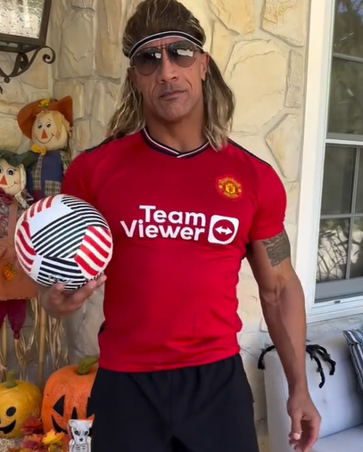 the rock as david beckham