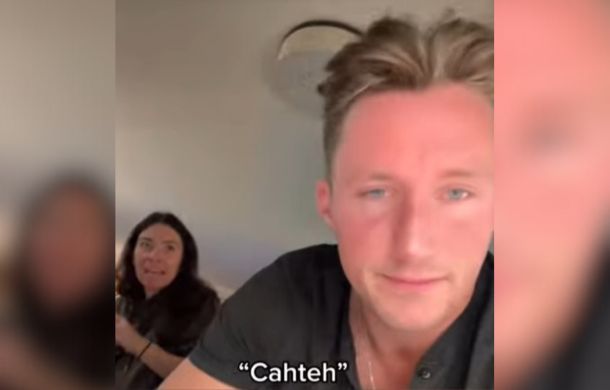 Image shows the phonetic pronunciation of the name, Carter, said with a Boston accent and sounding like Cahteh.