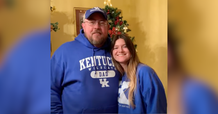 Principal with student he adopted