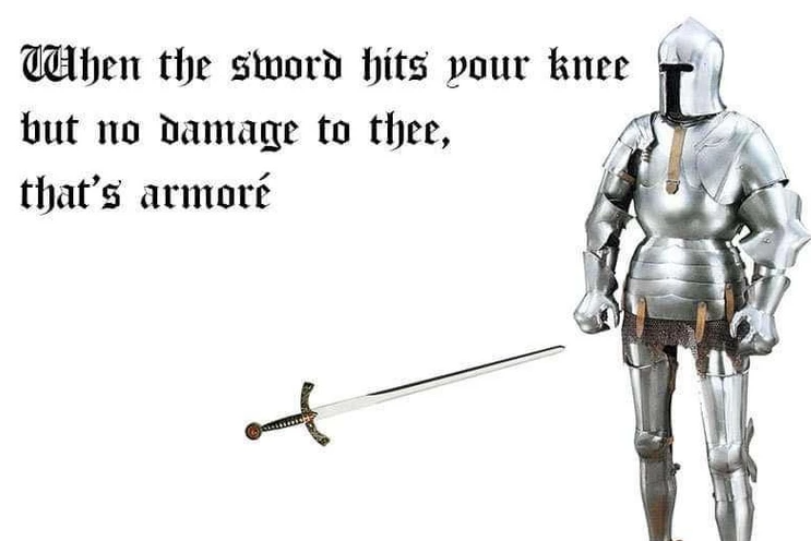 medieval memes image of a knight