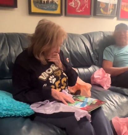 grandma opens children's book