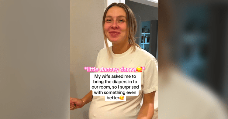 pregnant woman gets surprise