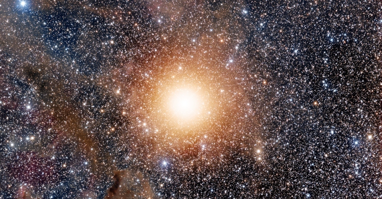 View of one of the largest and brightest stars, Betelgeuse.