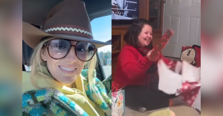 lainey wilson surprises girl