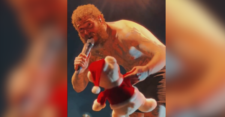 post malone and teddy bear