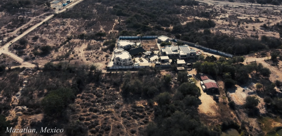 Aerial view of the Back2Back Ministries in Mazatlán, Mexico.