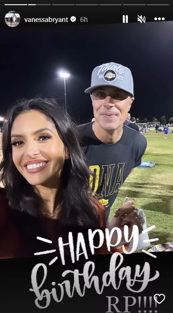Vanessa Bryant Shares Wholesome Birthday Wishes With Lakers President
