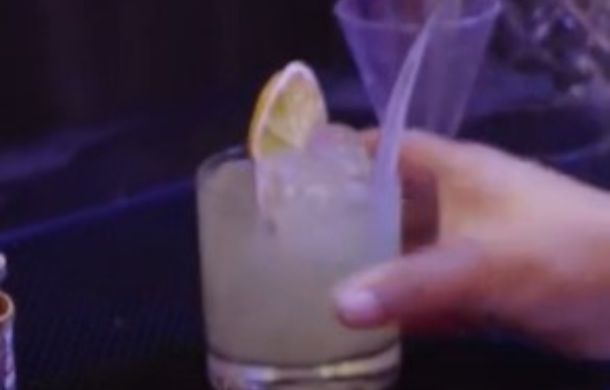 Cocktail inspired by patron suggestions and made by a human bartender.