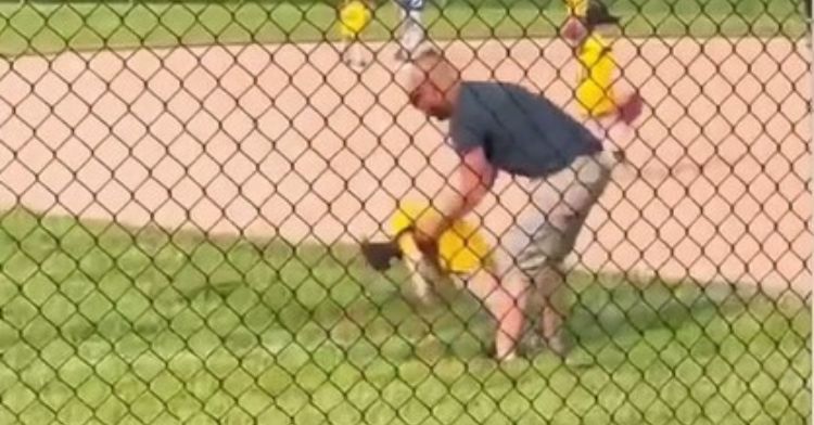 Rather than playing kid baseball, this young boy decided to play dead instead.