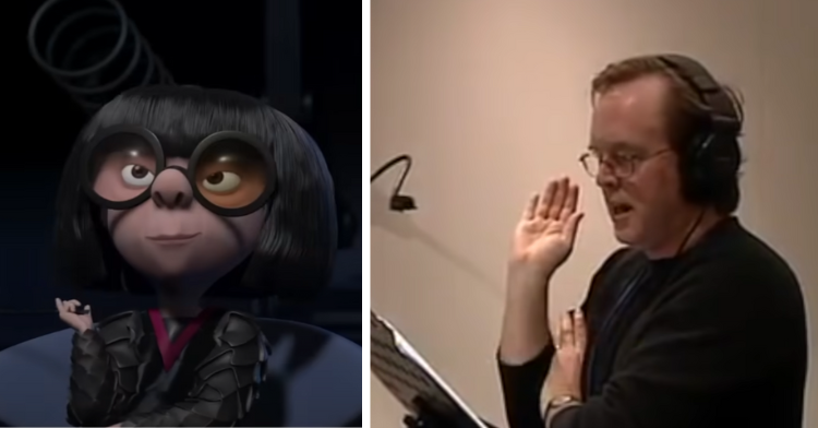 Behind the scenes, Brad Bird is the voice actor behind iconic Edna Mode.