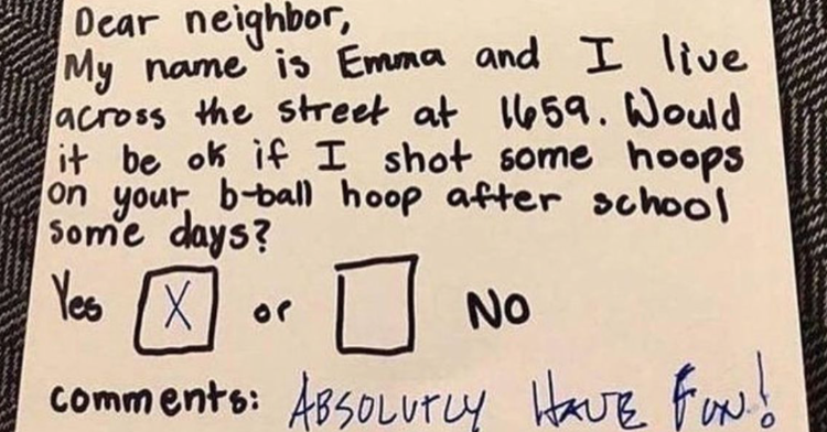 neighbor note