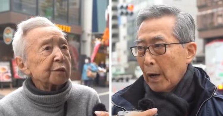 Japanese elders answer questions about how they like tourists in Japan.