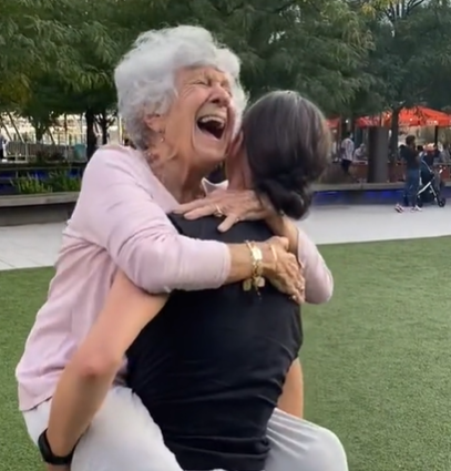 “When You Used To Carry Your Granddaughter‚ But Now‚ At 93‚ She Carries You.”