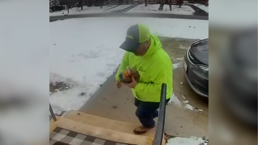 a grandpa respecting boundaries by carrying berries to give to his grandkids instead of candy