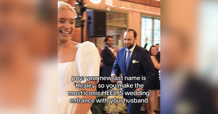 heelys wedding entrance