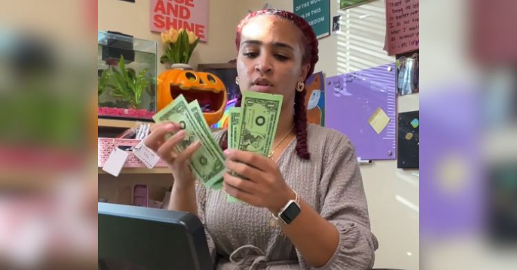 A teacher charges her students rent to give them financial lessons.