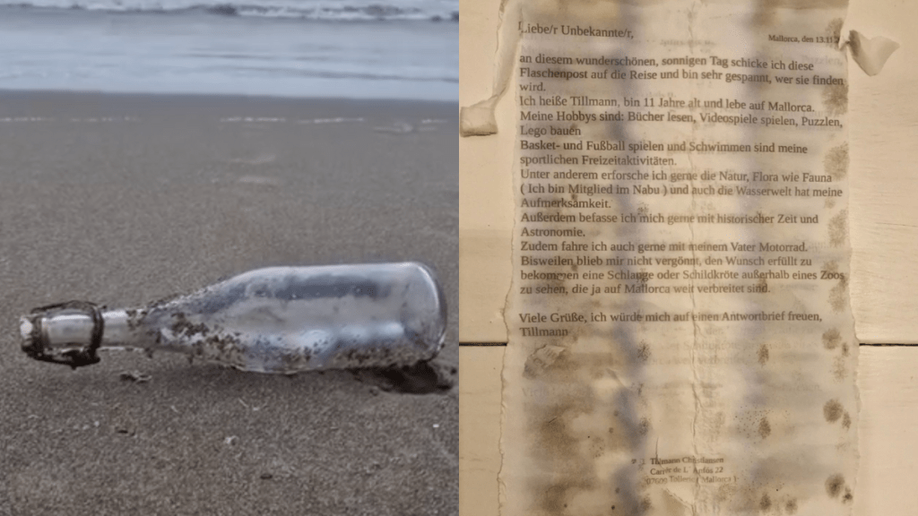 Message in a bottle