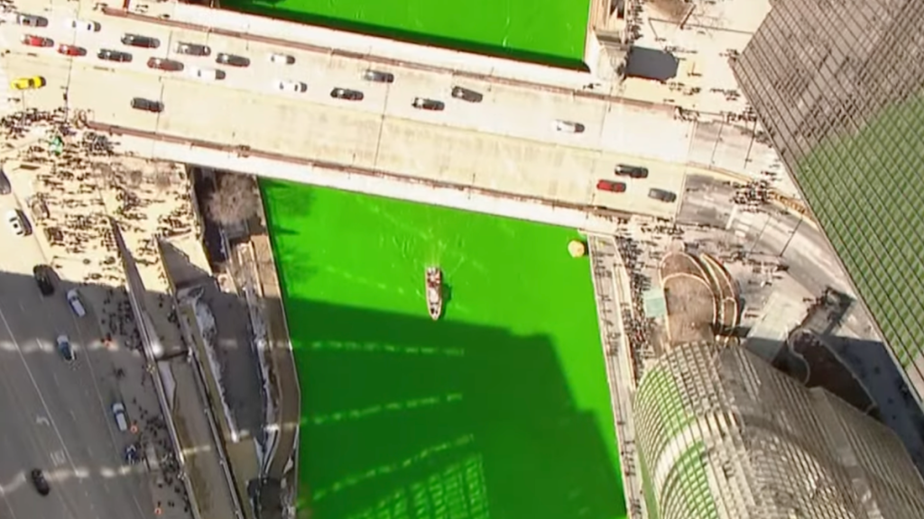 chicago river green