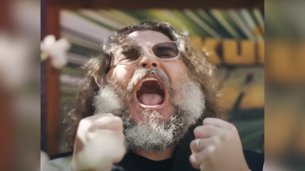 jack black screaming