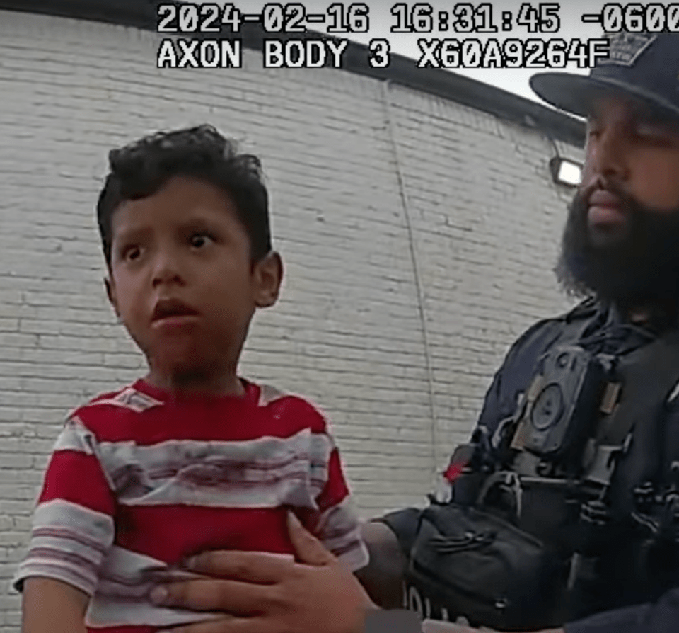 police officer and child