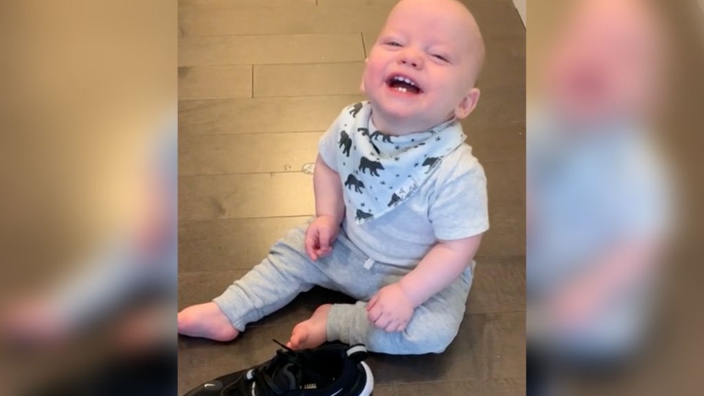 Baby laughter