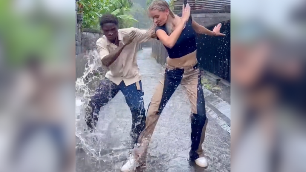 Dancing in the rain