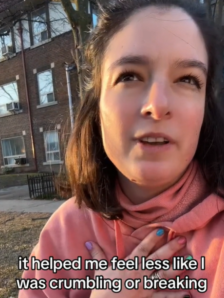 A woman tells a story about her dad's advice to her.