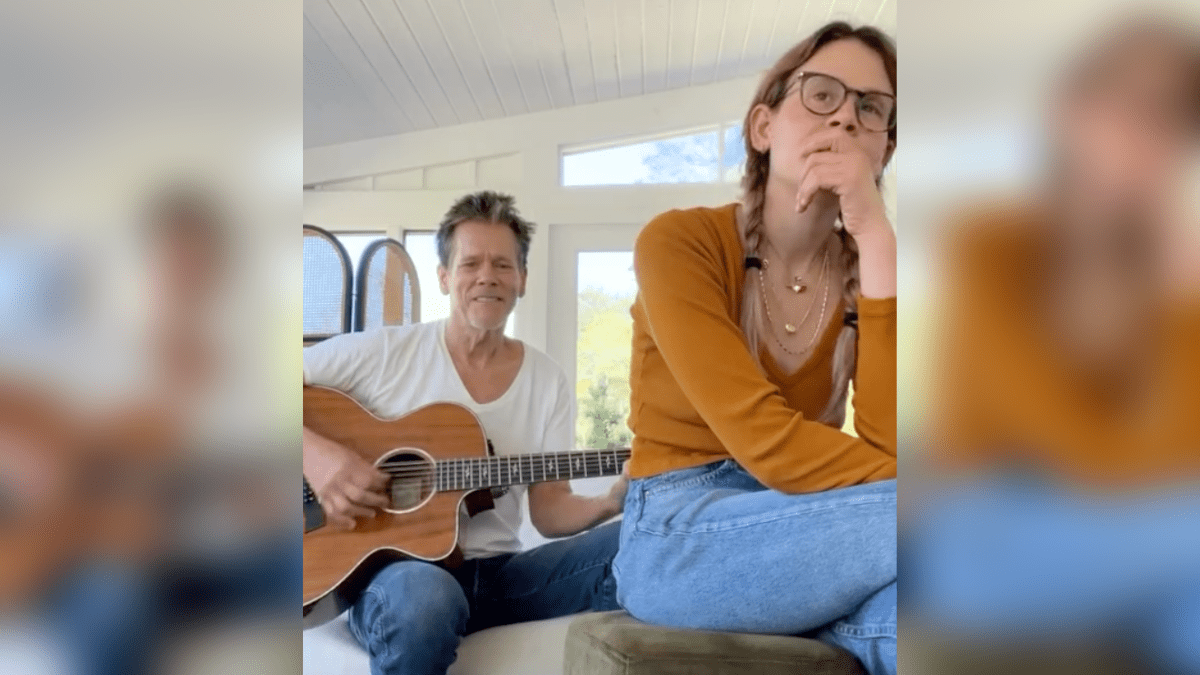 Kevin Bacon & Daughter Team Up For Sweet Duet