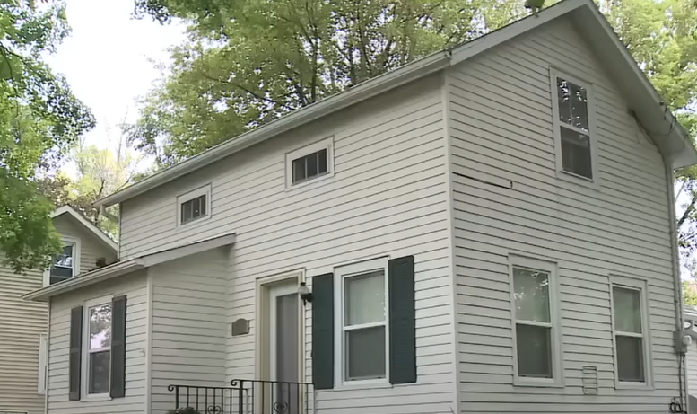A house in Wisconsin where a woman's life was saved.