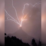 volcano lightning