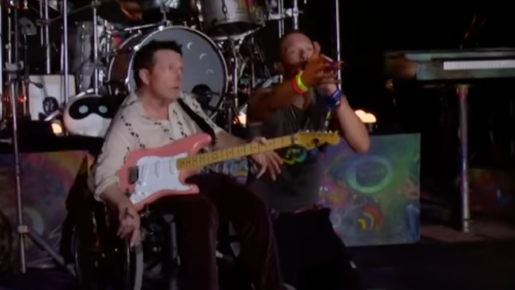 Coldplay Michael J Fox