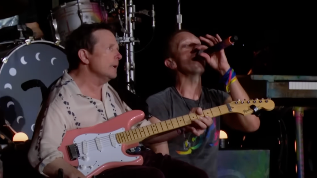 Michael J Fox Coldplay