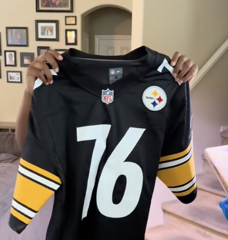 troy steelers jersey