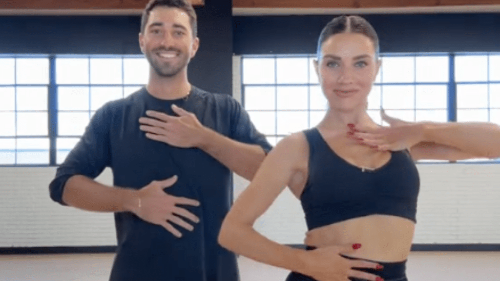 DWTS Joey Graziadei and Jenna Johnson