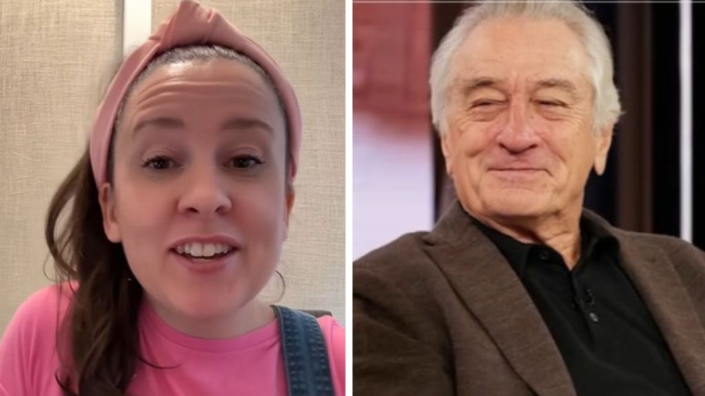 Image shows Ms. Rachel (left) and Robert De Niro (right).