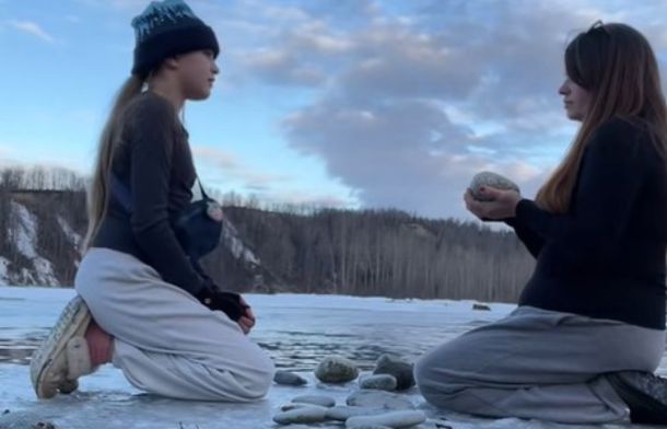 Daughter tells her to channel the worst thing that ever happened to her into a large rock at the beginning of this lesson on healing.