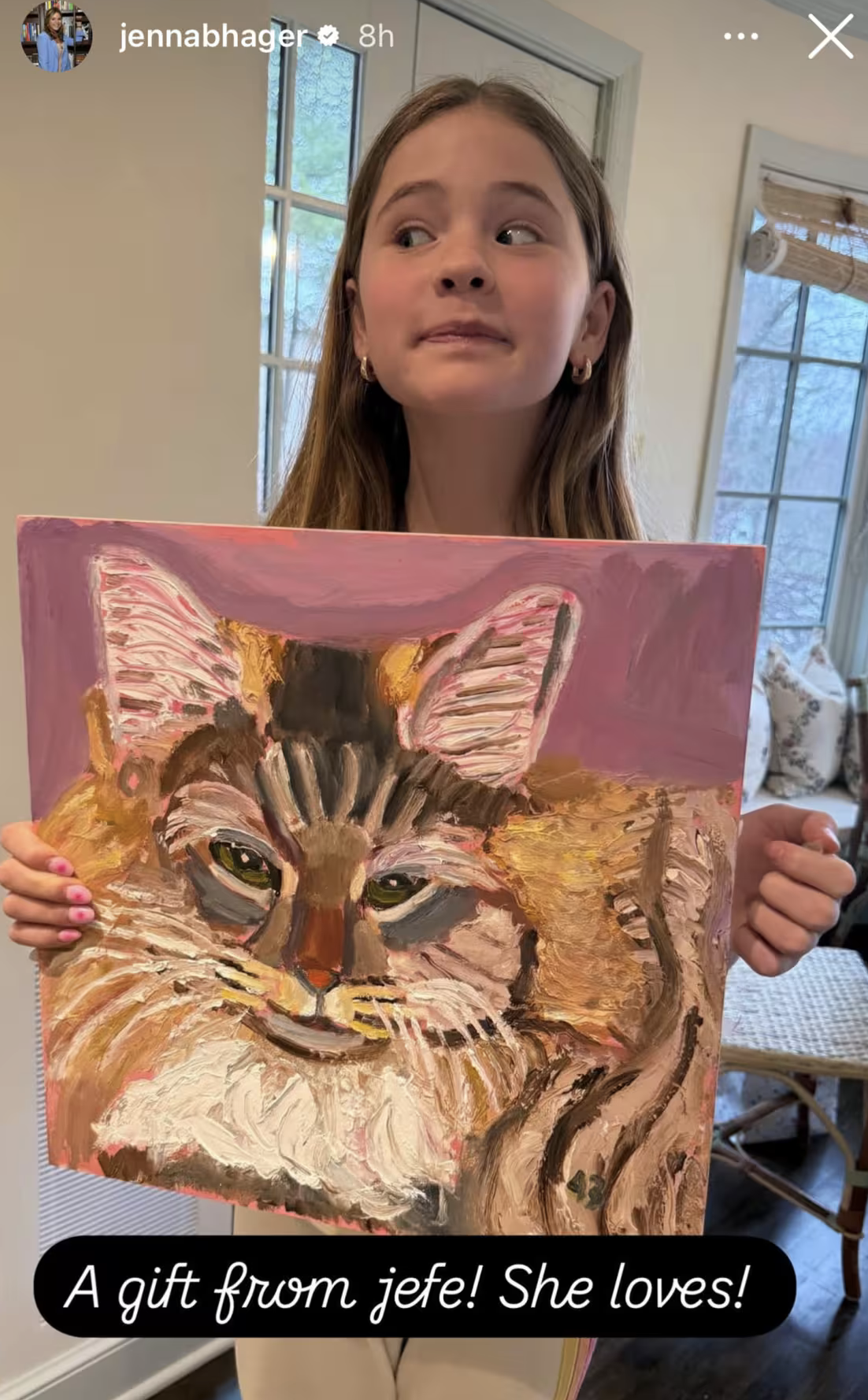 Jenna Bush Hager Reveals Painting George W. Bush Created For Her Daughter’s Bedroom
