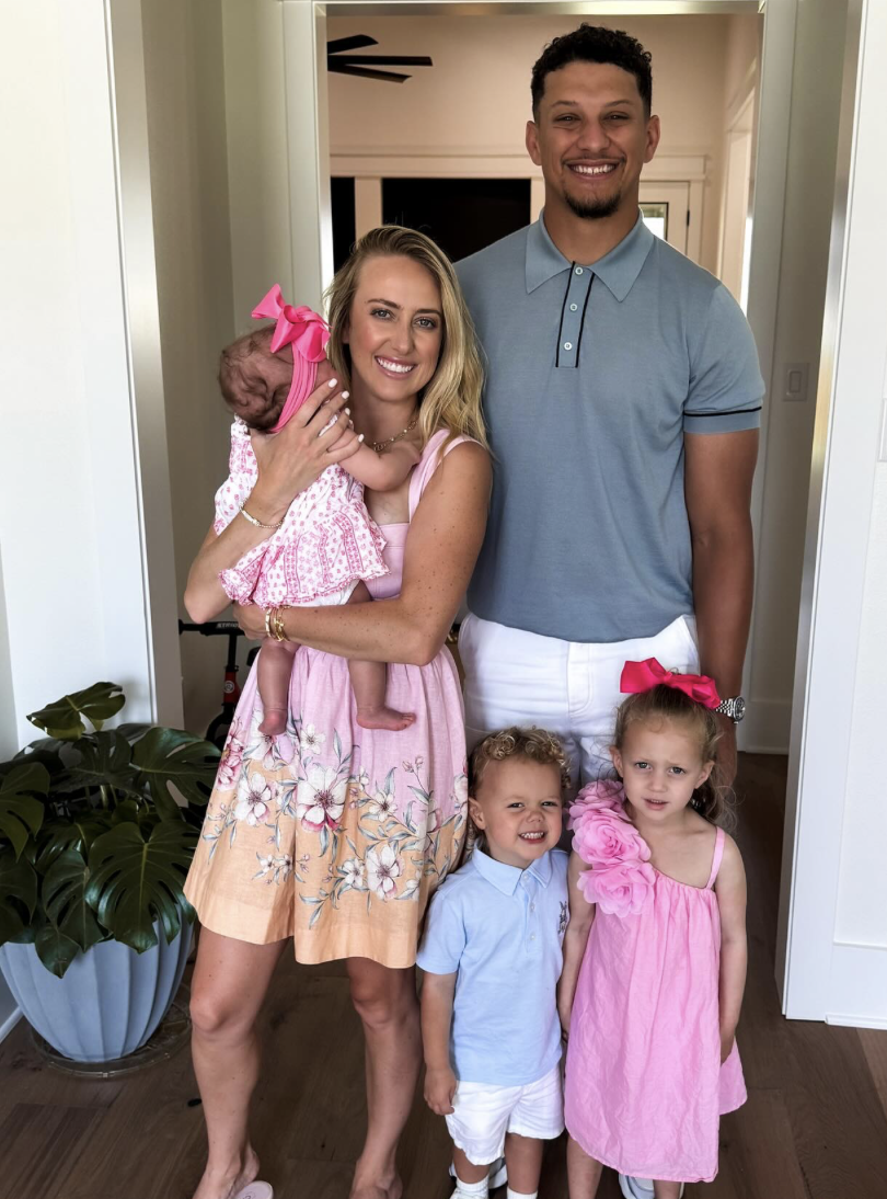 Brittany Mahomes Shares Rare Family Photo With Newborn Daughter Golden