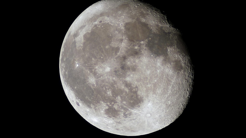 Close up of the Moon