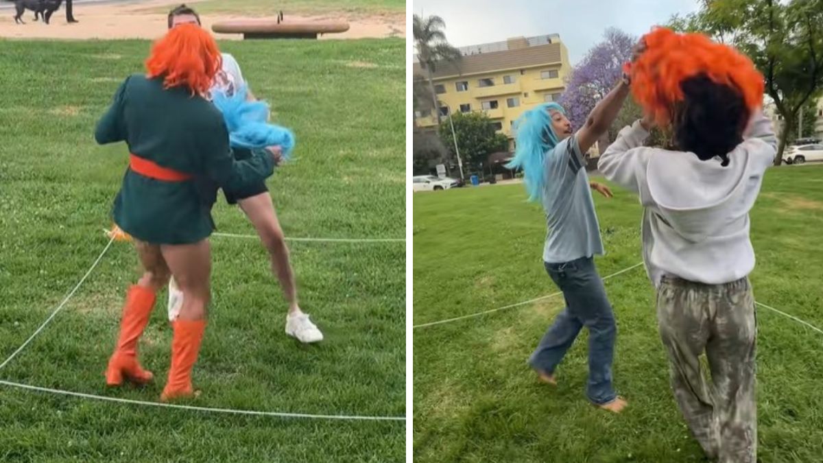 Fun Wig Snatching Competition And The Results Are Perfect Inspiremore