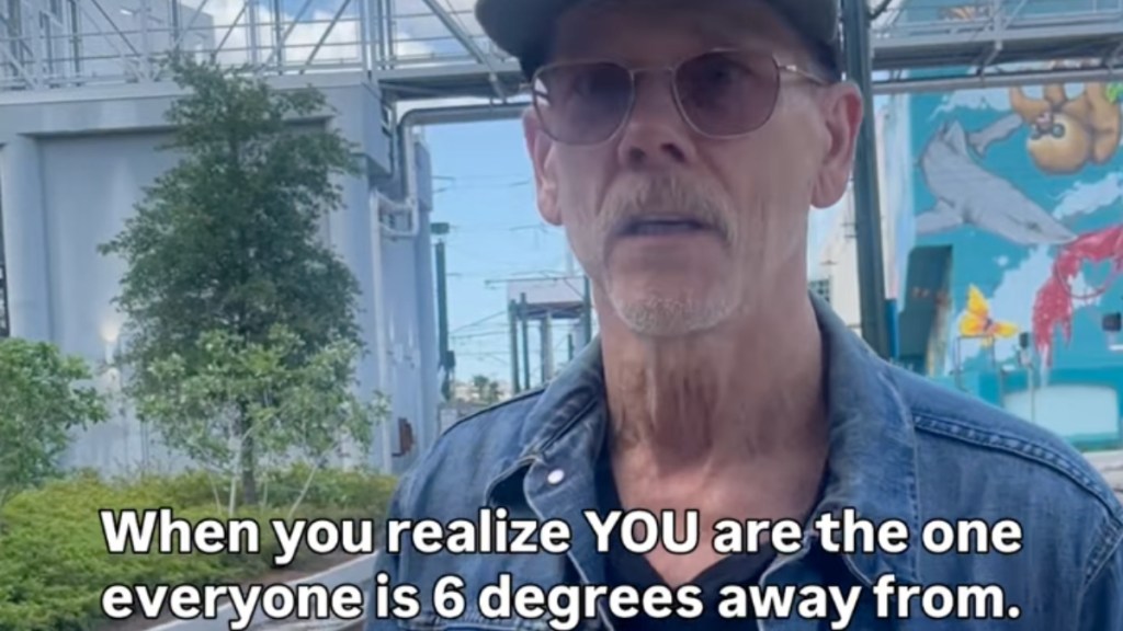 Kevin Bacon Posts Hysterical Video About A 6 Degrees Epiphany
