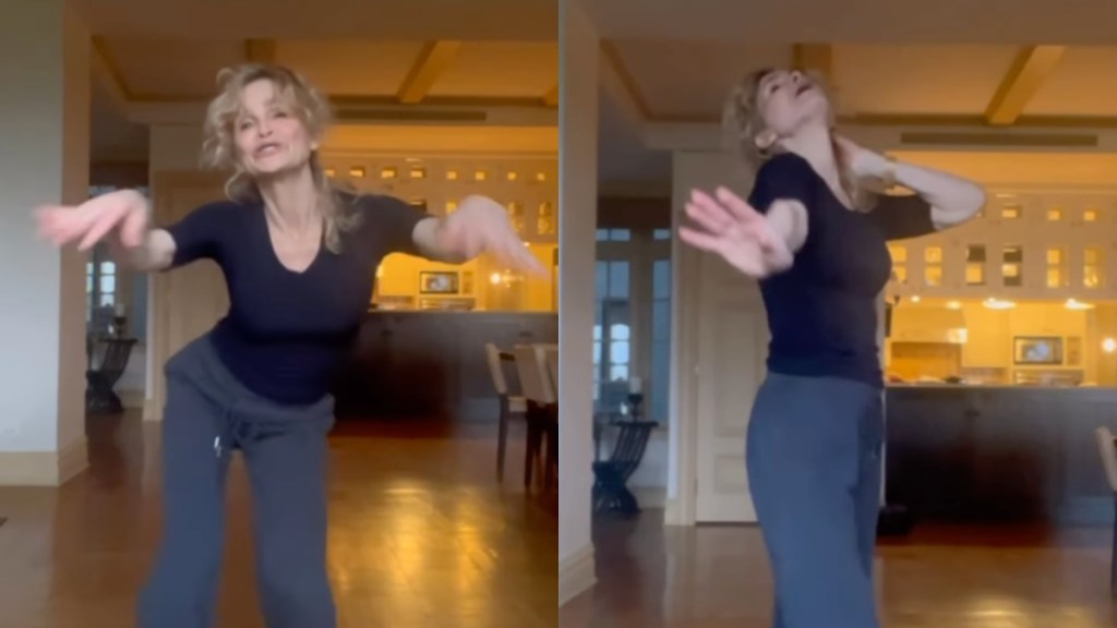 Kyra Sedgwick Dancing
